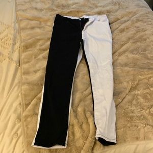 Two toned jeans
